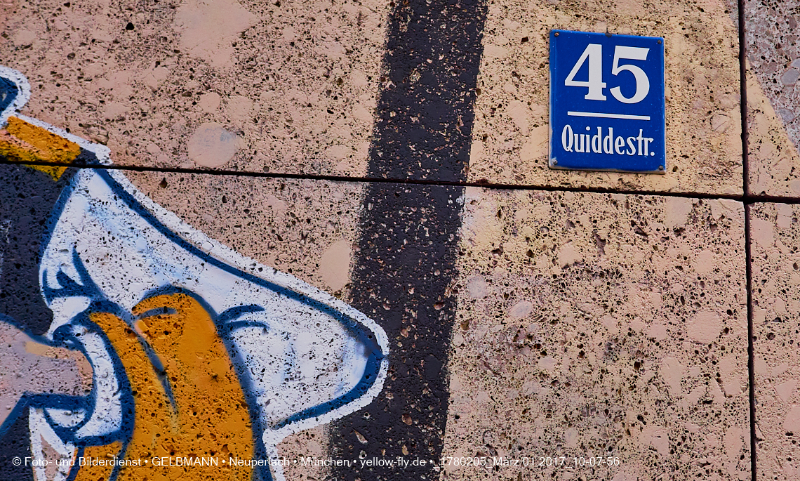01.03.2017 - die Abrissbaustelle Quiddezentrum in Neuperlach